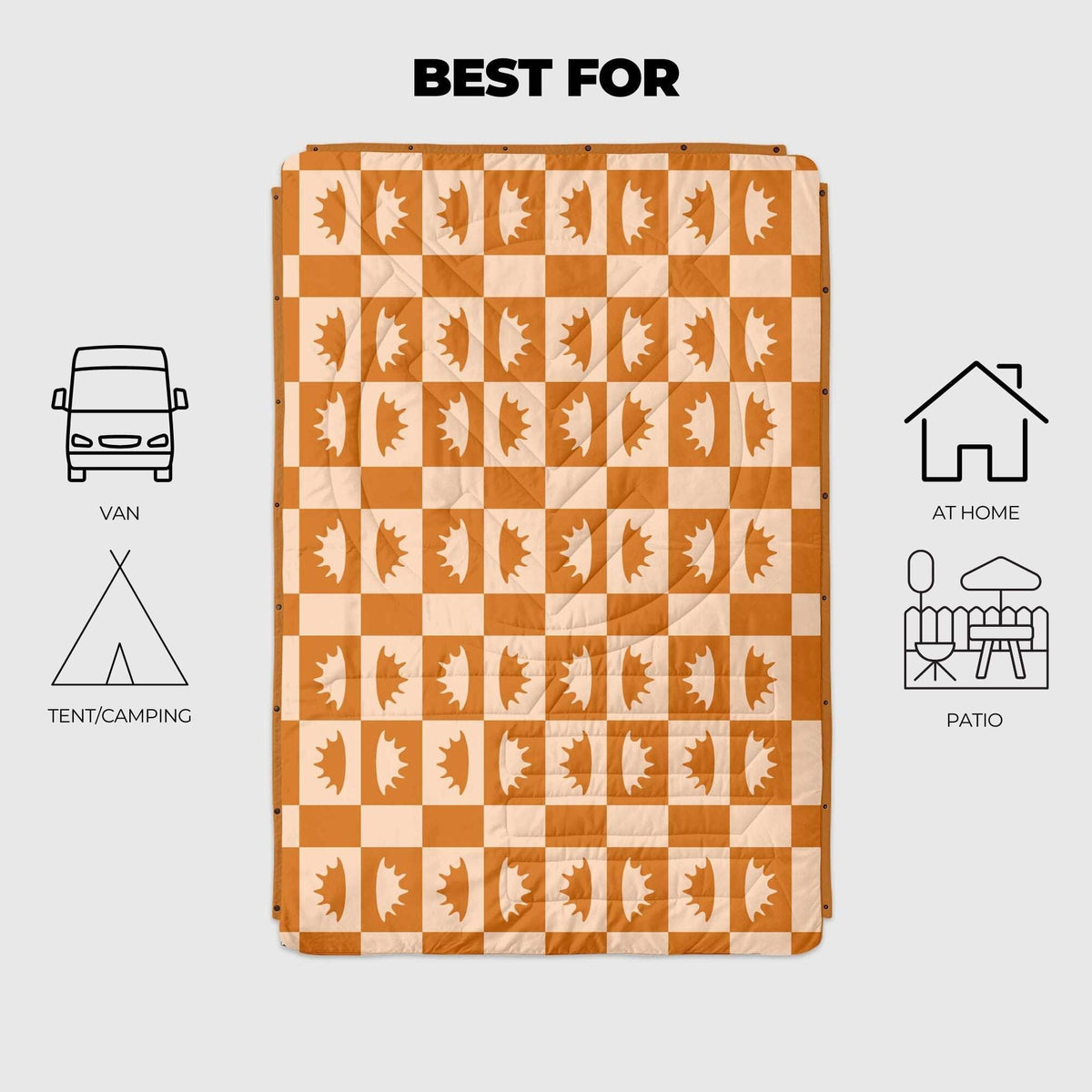 VOITED CloudTouch® Indoor/Outdoor Camping Blanket - Concha